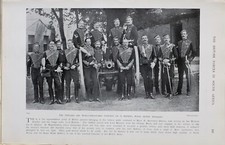 1900 BOER WAR PRINT OFFICERS