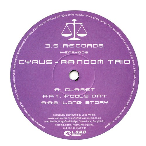 Cyrus claret vinyl record - -,