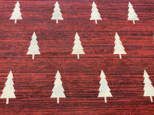 Christmas trees red cream - christmas,