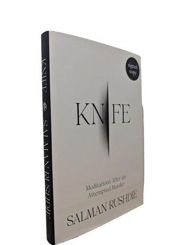 Signed knife salman - signed, rushdie