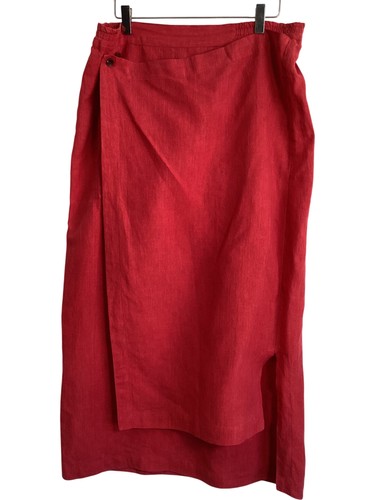 Eskandar linen long skirt - eskandar,