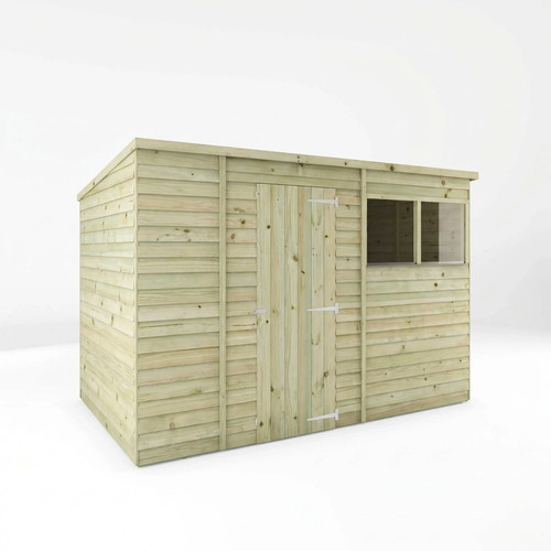 Wooden overlap pent - wooden,
