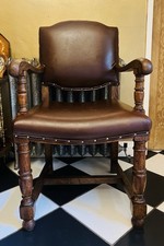 Antique Edwardian Solid Oak