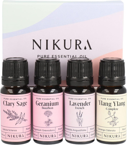 Floral essential oil gift - oil, set
