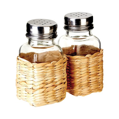Glass salt pepper - salt, &