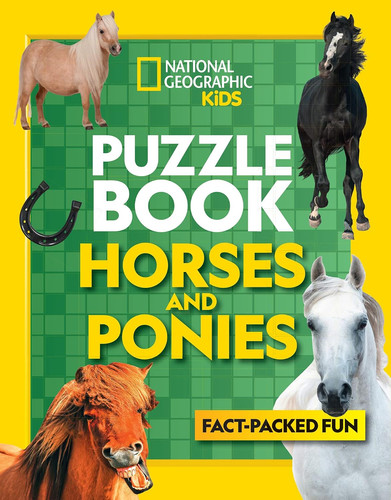 Puzzle book horses - horses, ponies