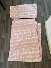 Next Pink Tie Dye Single Duvet Set Pillowcase VGC 