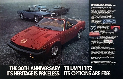 1980 triumph 30th - triumph, tr-7