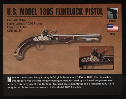 Model 1805 flintlock - model,