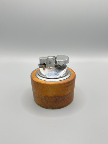 Vintage wooden table lighter - table,