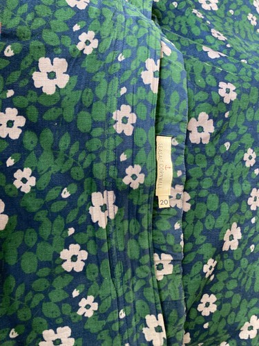 Seasalt green cord floral - cord,