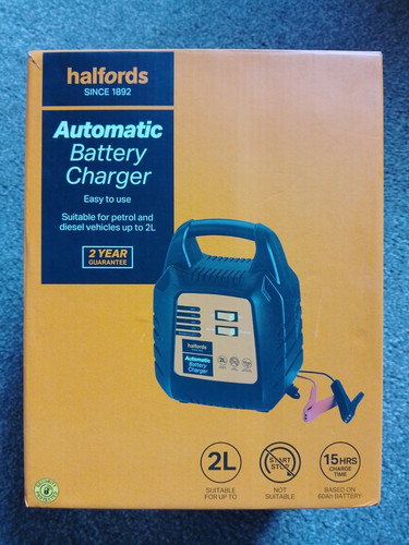 Halfords automatic battery - halfords,