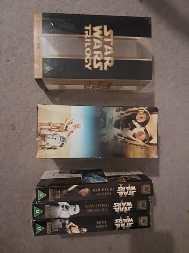 Star wars trilogy vhs - trilogy, box