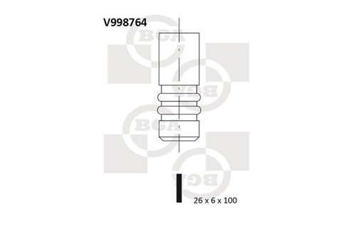 Inlet valve for - valve,