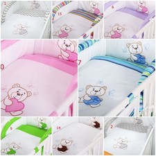 LUXURY 2 PC PIECES BEDDING SETS EMBROIDERED FOR COT /COT BED QUILT+PILLOW COVER
