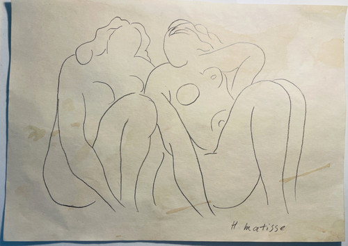 Matisse henri original drawing - henri,