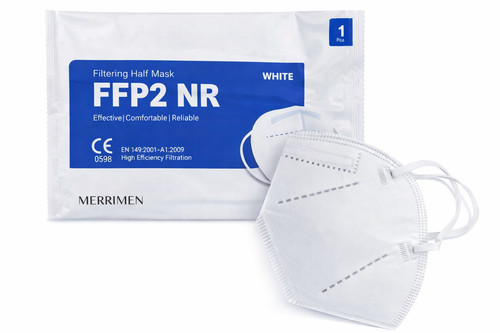 Ffp2 face mask white - white, ce