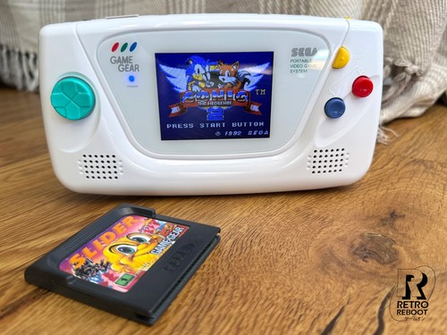Sega game gear white console - sega,