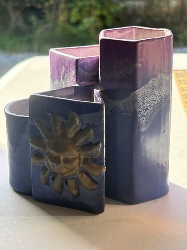 Celestial sun drip glaze - sun,
