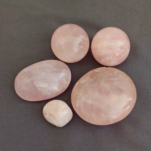 Rose quartz crystal - rose,
