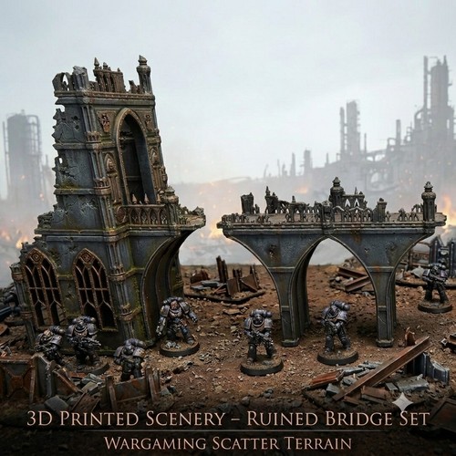 Bridge ruin 28mm wargaming - ruin,