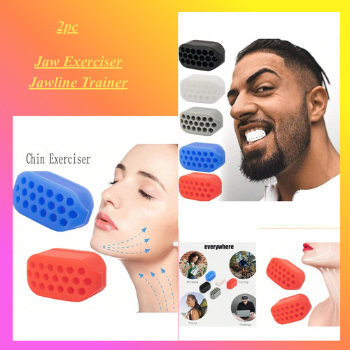 2pc jaw exerciser - exerciser, jawline