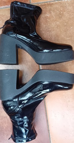 Black ankle platform - ankle, boots