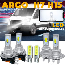 Fits Ford Transit MK8 Led DRL Headlight Van 2014-On High Low Side Light Bulbs 