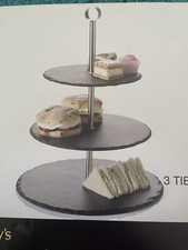3 Tier  Cake & Food Stand Serving Display Party Platter (Sainsburys)