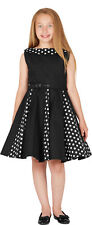 BlackButterfly Kids 'Alexia' Vintage Polka Dot 50's Party Girls Prom Dress