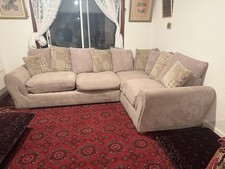 L-Shaped Corner Sofa + Single
