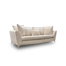 Sofology 'Luella' Grande Sofa Soft Sherpa Natural Mix Oslo Cream | RRP £1300 NEW