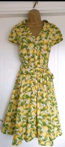 Retro 1940s 1950s - style, lemon