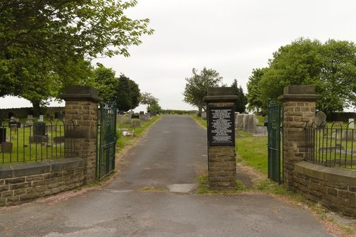 Photo 6x4 cemetery off green - photo,