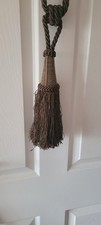 Large Brown Tassel Curtain Tie