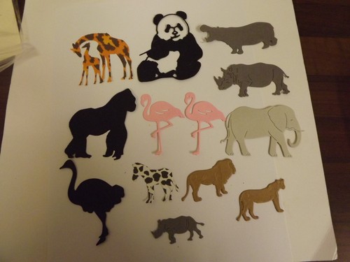 Die cut zoo animals - 6,