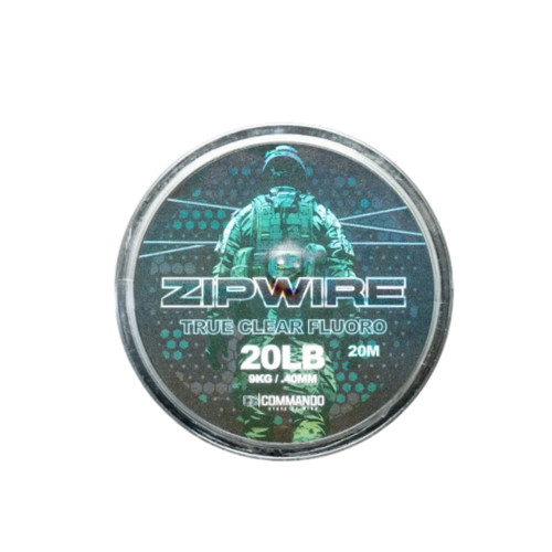 Commando zip wire - zip, fluorocarbon