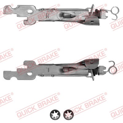 Rear adjuster set drum - drum, brake