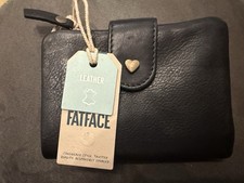 Fatface Heart Leather Purse