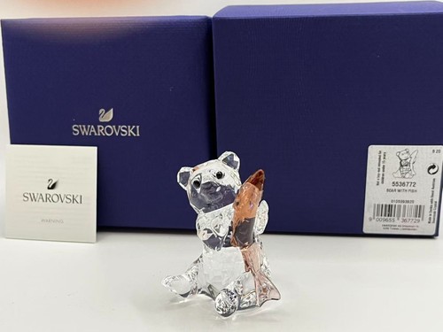 Swarovski crystal bear with - crystal,