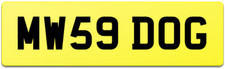 Mw59 dog car - dog, plate