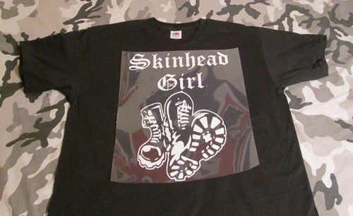 Shirt skinhead girl boots - t,