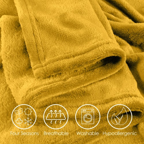 Large faux fur throw - fur, sofa