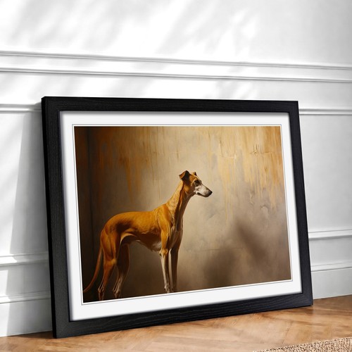 Greyhound photograph framed - greyhound, 8k