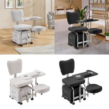 Movable Manicure Pedicure Chair Sets Salon Station Stool Table Spa Drawers Desk
