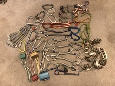 Full climbing rack cams - rack, nuts