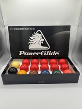 POWERGLIDE 1 3/4" (44.5mm) SNOOKER BALLS 17 PC SET FOR HOME USE TABLE