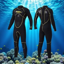 Full Length Wetsuit Pawhits Mens Thermal Neoprene 3mm Wet Suits Full Size M
