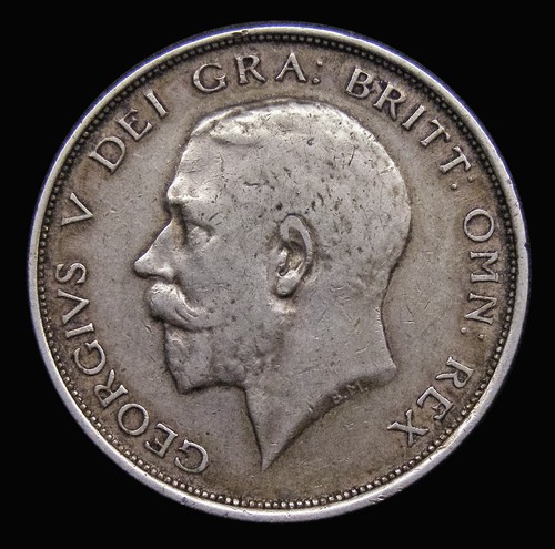 Halfcrown 1913 fine scarce - halfcrown,