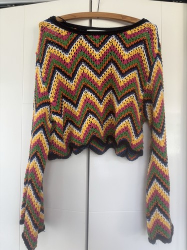 Zara chunky crochet knit - zara,